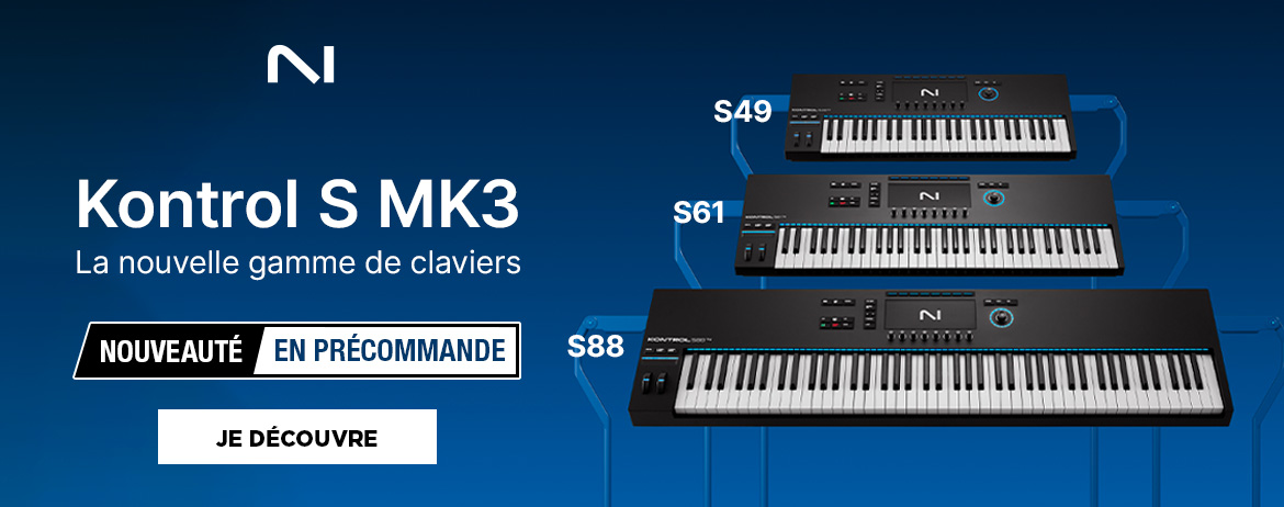 Nouvelle gamme Komplete Kontrol S MK3
