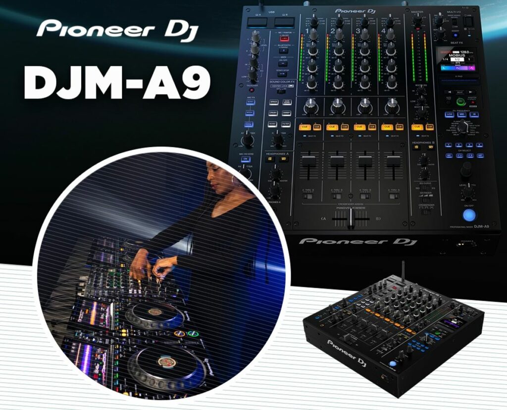 Pioneer DJ DJMA9, table de mixage 4 voies nouvelle génération