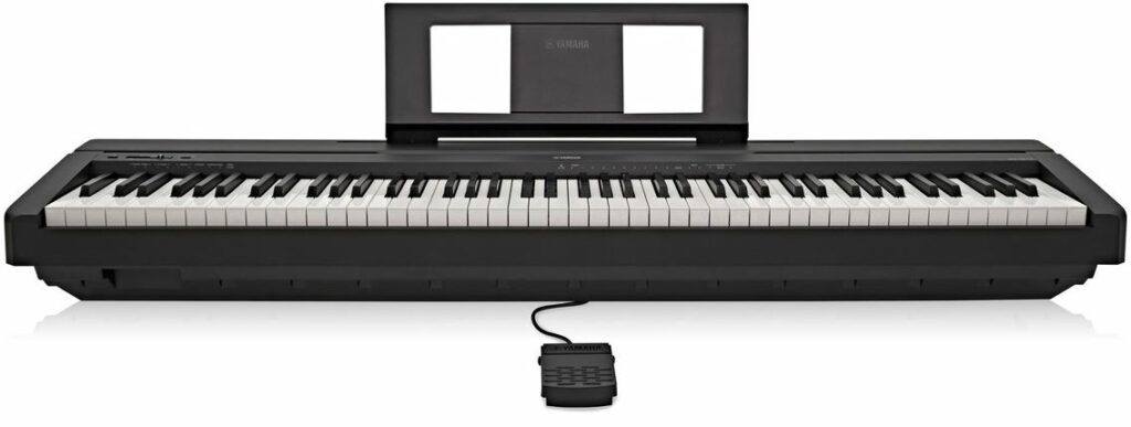 Yamaha P45 : Le piano numérique portable au toucher lourd pour débutants