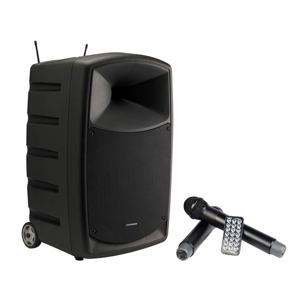 Audiophony CR25A-COMBO-F5 sono portable sur batterie professionnelle avec micro