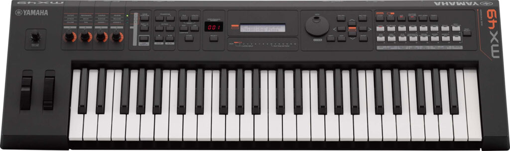 Yamaha MX49 - Synthétiseur numérique abordable avec une grande variété de sons
