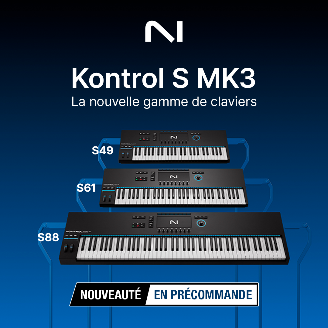 Claviers maîtres Native Instruments Komplete Kontrol S49, S61 et S88 MK3 guide d'achat, test, comparatif et avis
