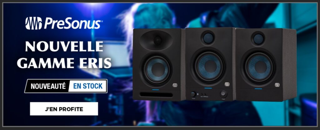 Enceintes de monitoring de studio ERIS de PreSonus