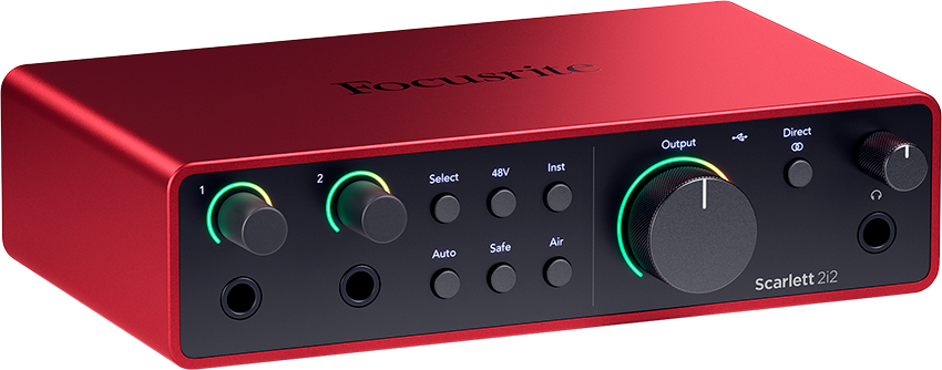 Focusrite Scarlett 4 2i2 : l'équilibre parfait pour la création musicale