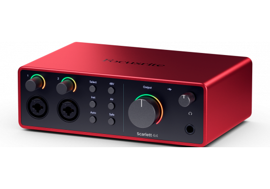 Focusrite Scarlett 4 4i4 : la puissance au bout de vos doigts