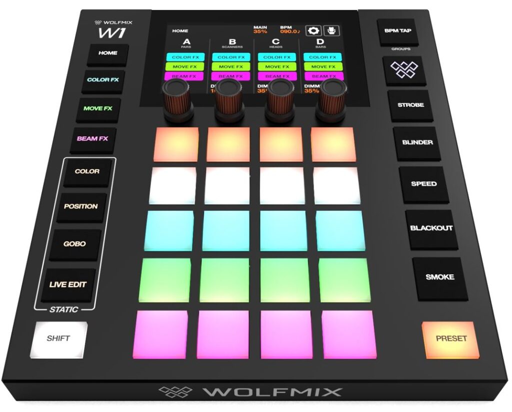 WOLFMIX W1 MK2 Contrôleur DMX