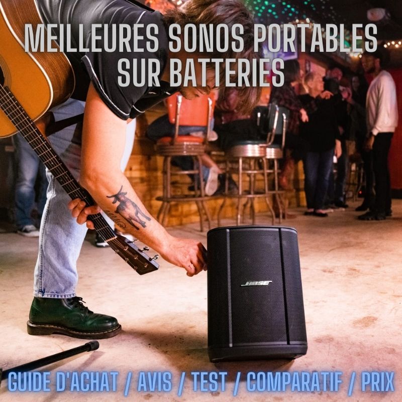 Les 3 meilleures enceintes sonos portables sur batteries Bose S1 Pro+, JBL EON ONE COMPACT, Yamaha STAGEPAS 100 BTR - Guide d'achat, avis, test, comparatif et prix