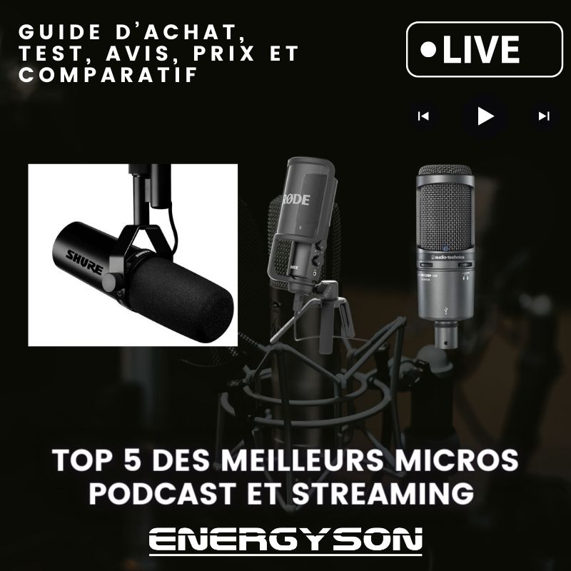 Top 5 des meilleurs micros podcast et streaming 2023 Guide d'achat, test, avis, prix et comparatif