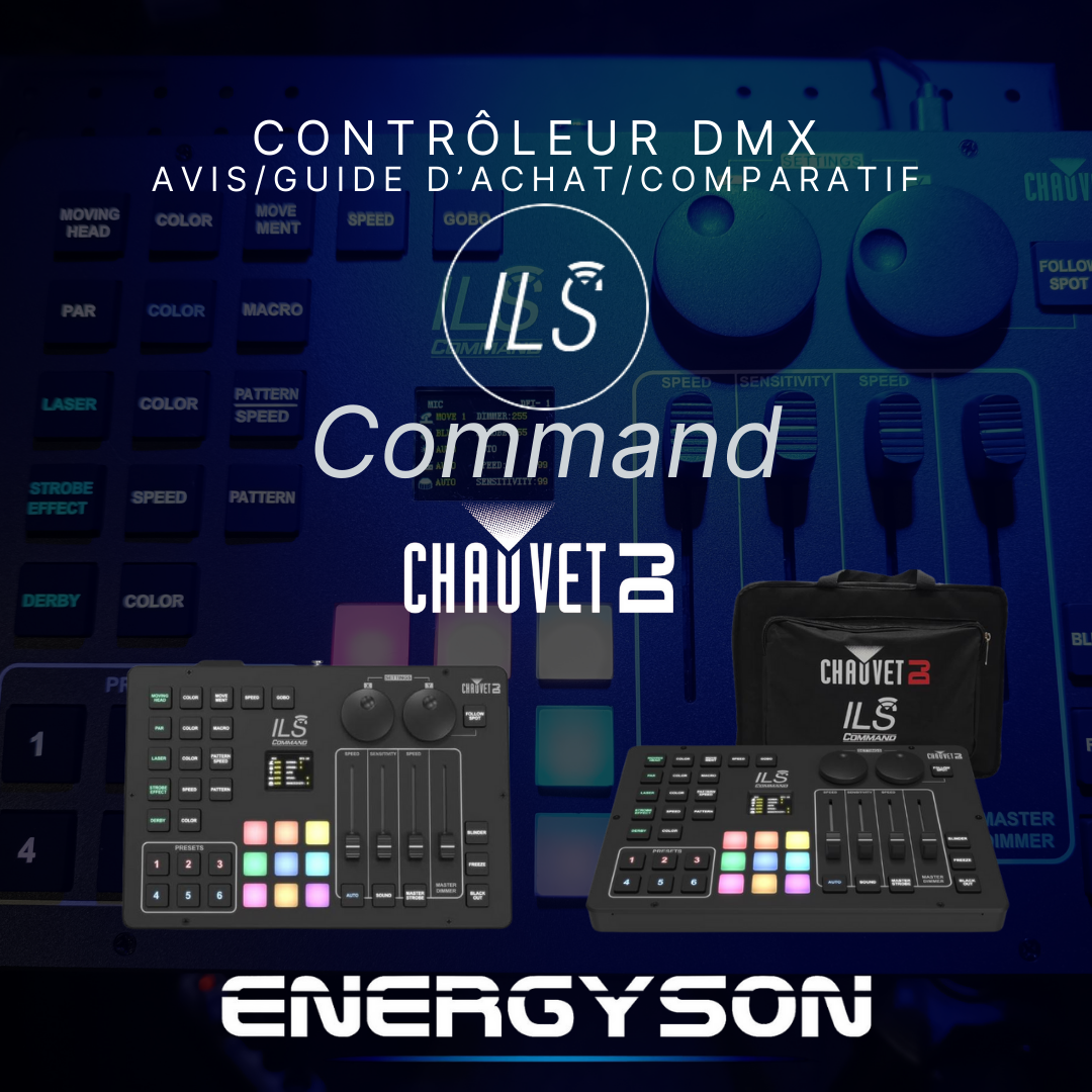 Contrôleur DMX autonome ILS Command de Chauvet DJ : Avis, test, prix, comparatif et guide d’achat
