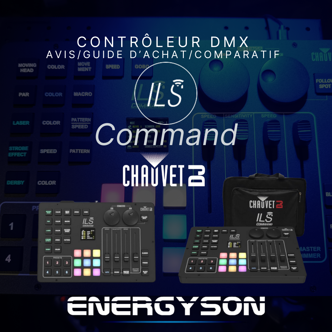 Contrôleur DMX autonome ILS Command de Chauvet DJ Avis, test, prix, comparatif et guide d'achat