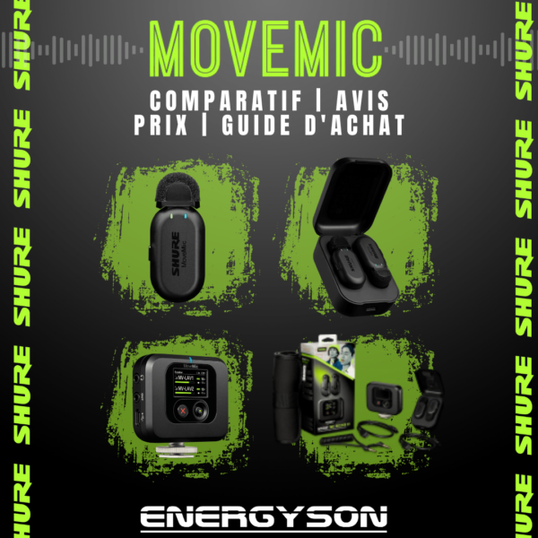 Shure MoveMic, nouvelle gamme de micros pour caméras : Comparatif, avis, prix et guide d’achat