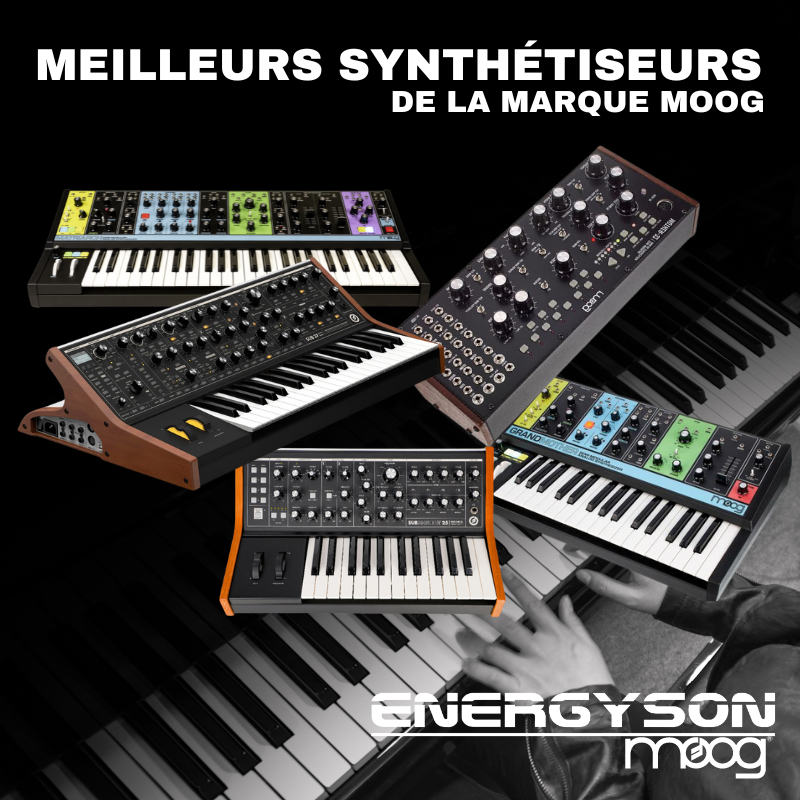 Top 5 des meilleurs synthétiseurs de la marque Moog Avis test prix comparatif et guide d'achat