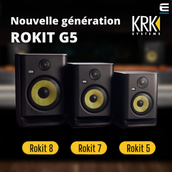 KRK ROKIT G5 RP8, RP7 & RP5 : Guide d’achat, avis, test, comparatif et prix