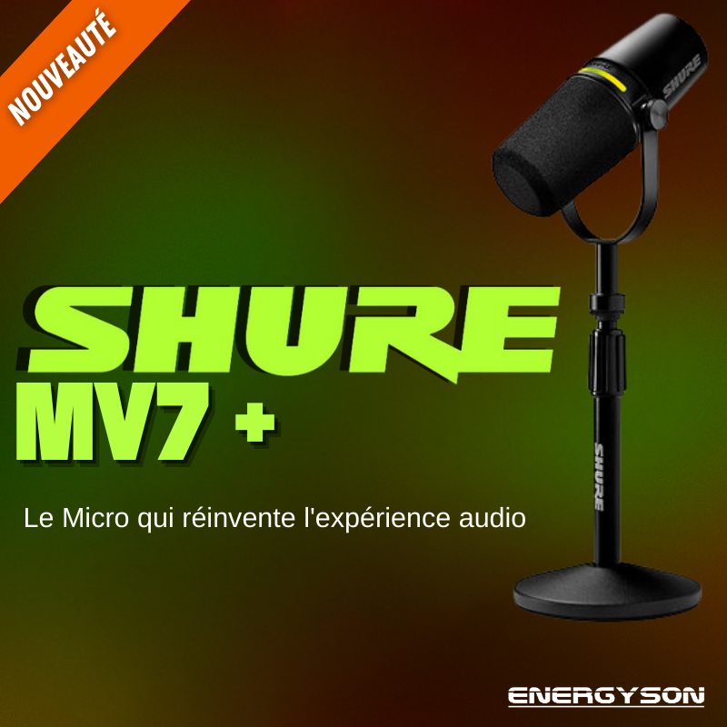 Shure MV7+, nouveau microphone hybride XLR/USB-C de streaming : Avis, test, comparatif, prix et guide d’achat