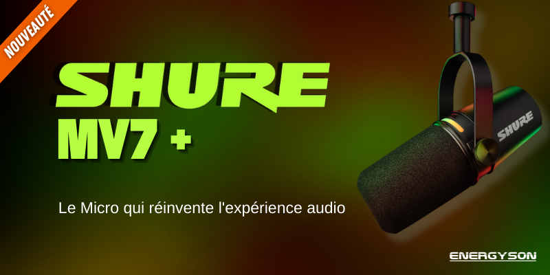 Shure MV7+, nouveau microphone hybride XLR/USB-C de streaming : Avis, test, comparatif, prix et guide d'achat