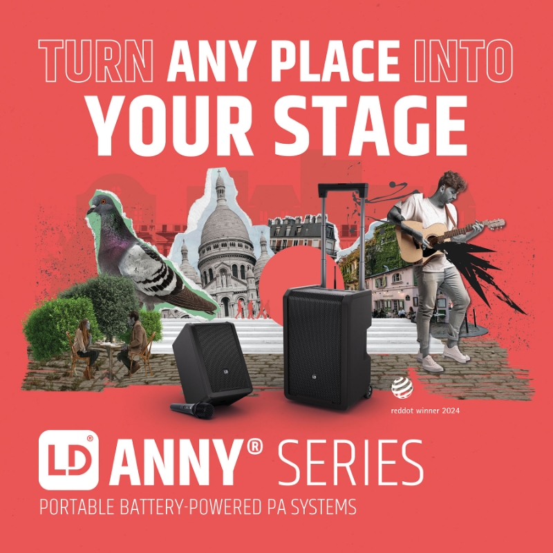 Nouvelle gamme d’enceintes portables LD Systems ANNY SERIES : Avis, test, comparatif, prix et guide d’achat