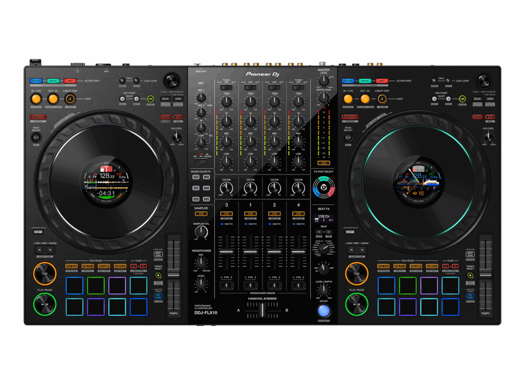 Pioneer DJ AlphaTheta DDJ-FLX10 noir caractéristiques