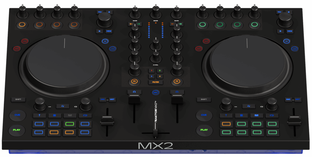 NATIVE INSTRUMENTS TRAKTOR MX2 CONTROLEUR DJ 2 VOIES COMPACT ET PUISSANTS AVIS TEST COMPARATIF