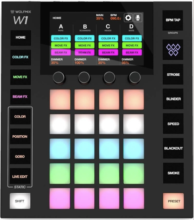 Contrôle DMX autonome comment le Wolfmix W1 MK3 gère un show sans ordinateur