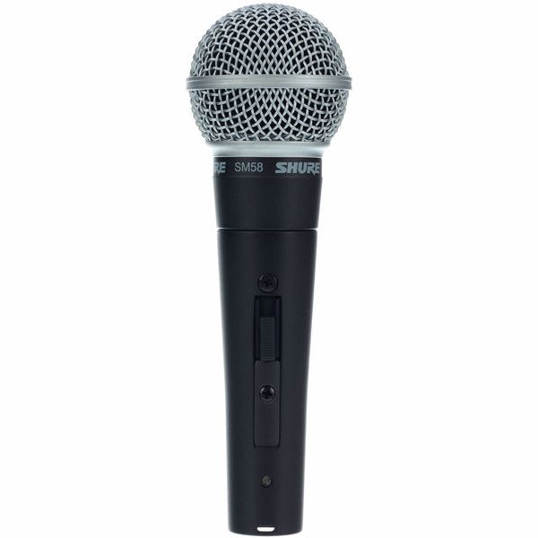 micro dynamique Shure SM58 chant live scène