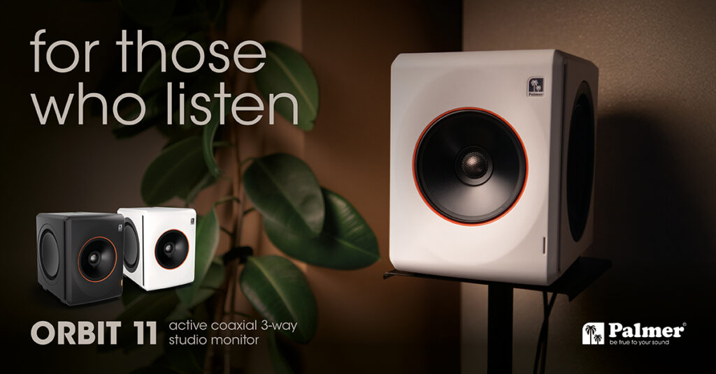 Palmer ORBIT 11 un moniteur coaxial 3 voies conçu pour l'écoute critique disponible chez Energyson